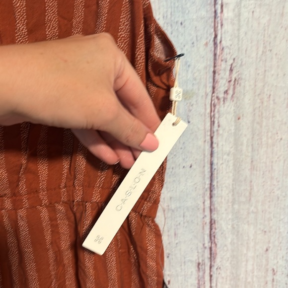 NWT Caslon Stripe Print Sleeveless Dress - Picture 6 of 12